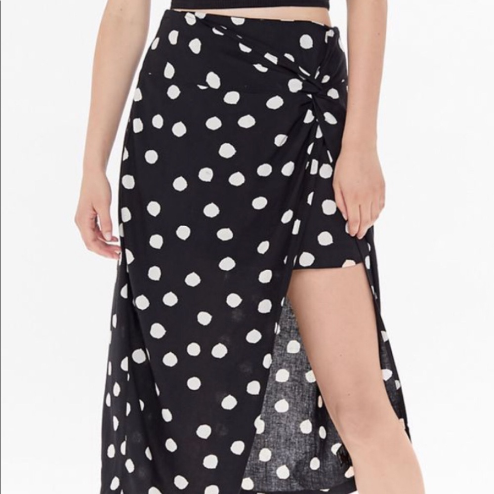 Medium UO wrap skirt goes down to ankles